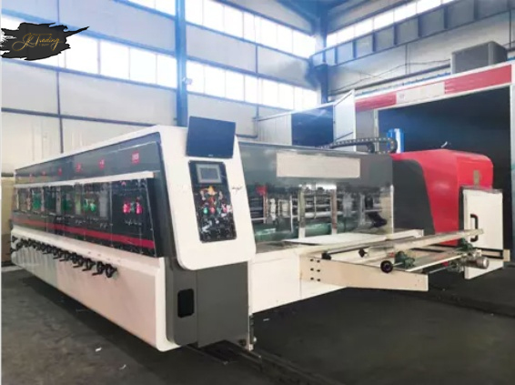 NPA1224 Fully Computer Printing Slotting Die-cutting Machine/ceramic roller